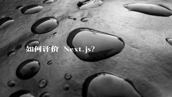 如何评价 Next.js？